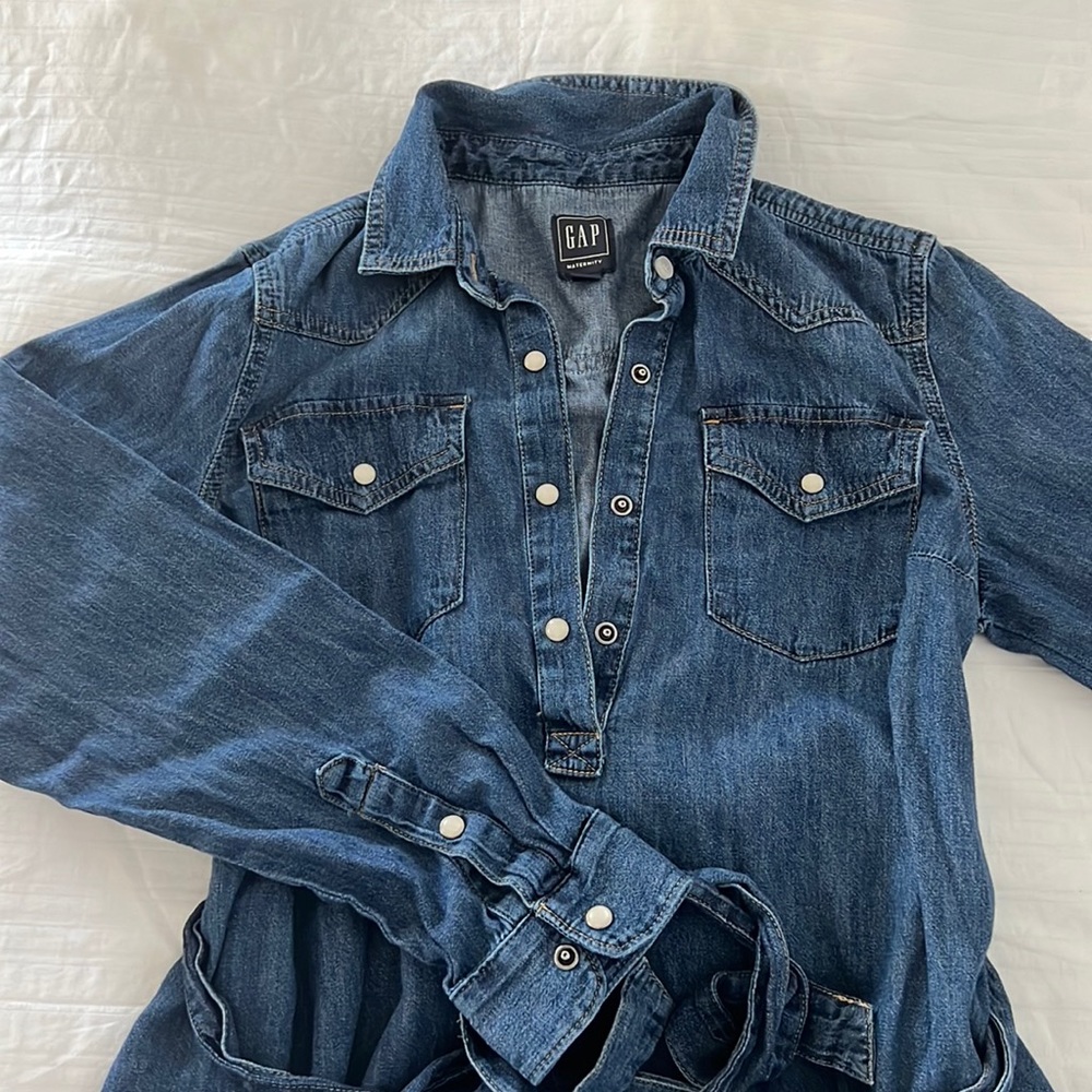Gap Maternity Denim Dress